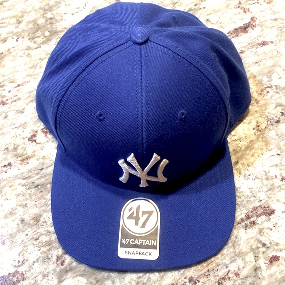 MLB Other - NEW YORK NWT Men’s Yankees MLB 47  Royal Blue Color Baseball Cap